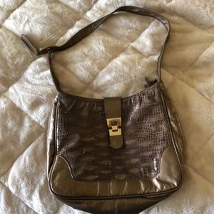 Bronze shoulder bag
